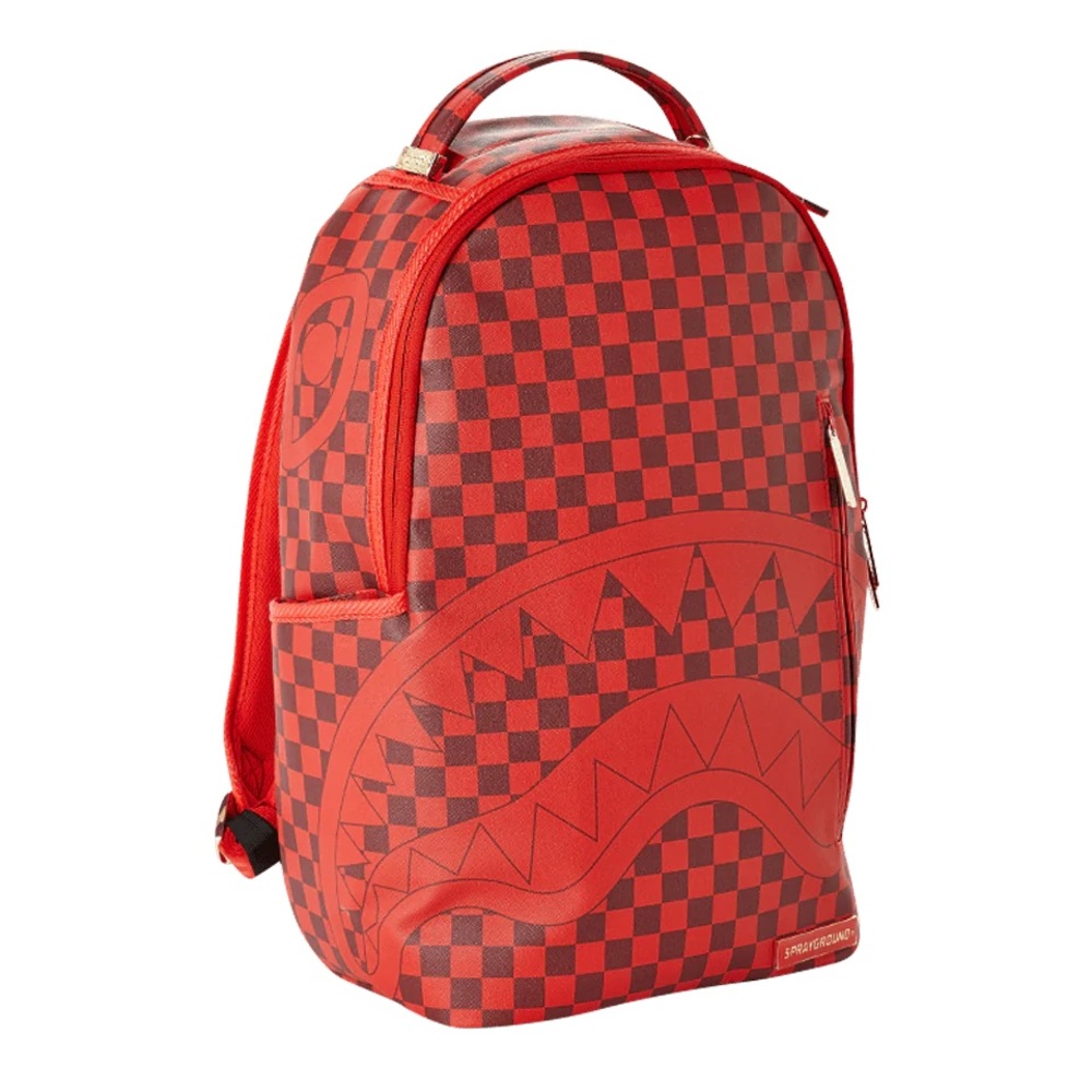 SPRAYGROUND Limited Edition Shark in Paris Red Checkered Edition Hard to Find!